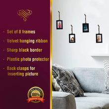 Load image into Gallery viewer, Hanging Picture Frame Ornaments, Set of 8