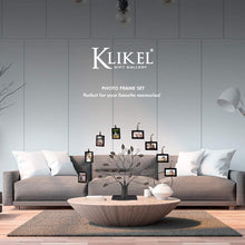 Load image into Gallery viewer, Family Tree Photo Frame Ornaments - 8 Horizontal Hanging Picture Frames - 1.5" X 2.5" Photo Opening