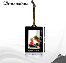 Load image into Gallery viewer, Hanging Picture Frame Ornaments, Set of 8