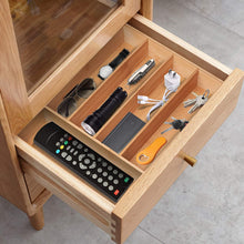 Load image into Gallery viewer, Secura Kitchen Drawer Organizer, Bamboo Utensil Holder Cutlery Makeup Jewelry Silverware Tray for Kitchen, Office, Bathroom, Closet, Dresser