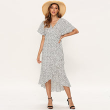 Load image into Gallery viewer, MAXI DRESS WITH FLORAL PRINT