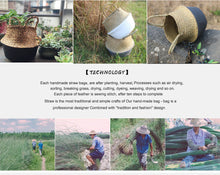 Load image into Gallery viewer, Seagrass Woven Storage Basket