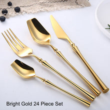 Load image into Gallery viewer, 24Pcs/set Flatware Dinnerware Tableware