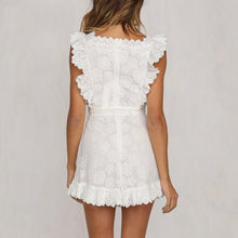 Load image into Gallery viewer, EMILY WHITE LACE DRESS