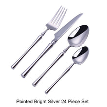 Load image into Gallery viewer, 24Pcs/set Flatware Dinnerware Tableware
