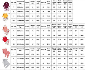 Floral Baby Girl Clothes 