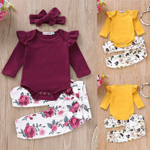 Load image into Gallery viewer, Floral Baby Girl Clothes 
