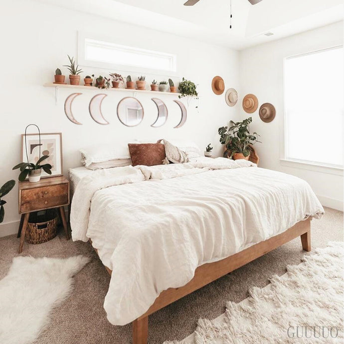 Scandinavian Natural Decor Mirrors Interior 
