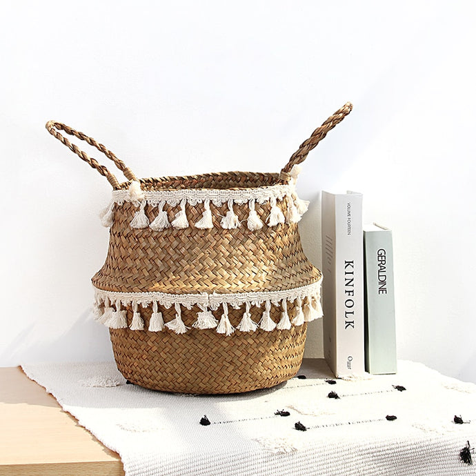 Seagrass Woven Storage Basket