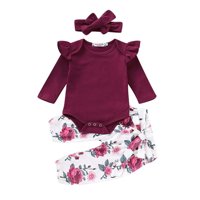 Floral Baby Girl Clothes 
