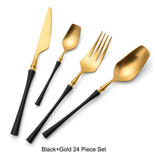 Load image into Gallery viewer, 24Pcs/set Flatware Dinnerware Tableware
