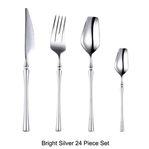 24Pcs/set Flatware Dinnerware Tableware