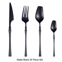 Load image into Gallery viewer, 24Pcs/set Flatware Dinnerware Tableware
