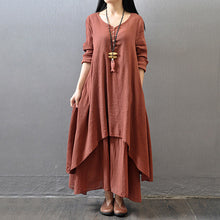 Load image into Gallery viewer, Cotton Linen Midi Dresses
