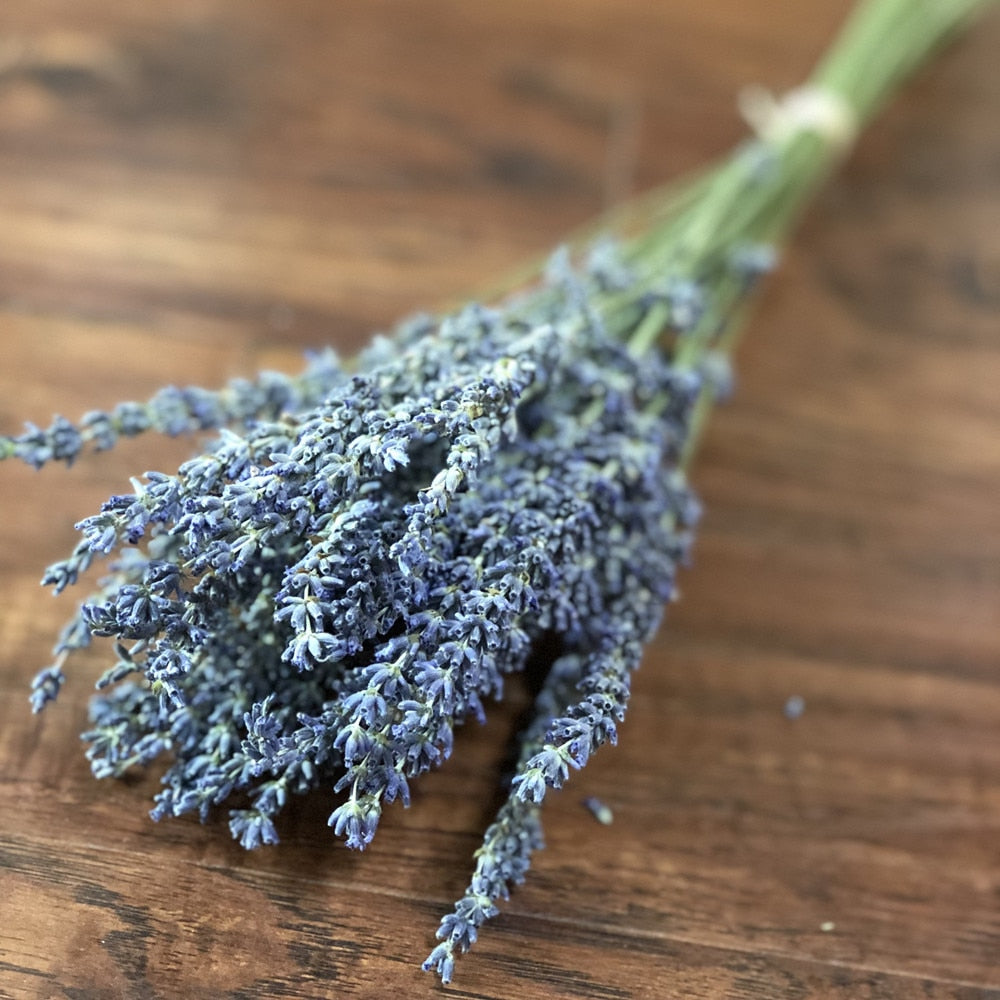 30 stems Dried Lavender Flowers Branch  (30 stems)