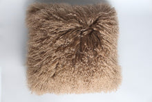 Load image into Gallery viewer, Real Mongolian lamb fur Pillow Case
