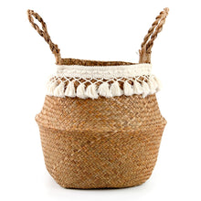 Load image into Gallery viewer, Seagrass Woven Storage Basket
