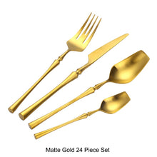 Load image into Gallery viewer, 24Pcs/set Flatware Dinnerware Tableware
