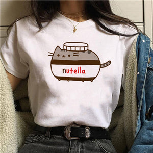 NUTELLA KAWAII PRINT T SHIRT